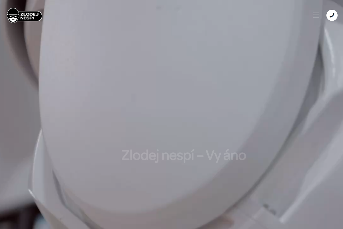 Náhľad webu Zlodej nespí – kamerové systémy, predaj, montáž a servis